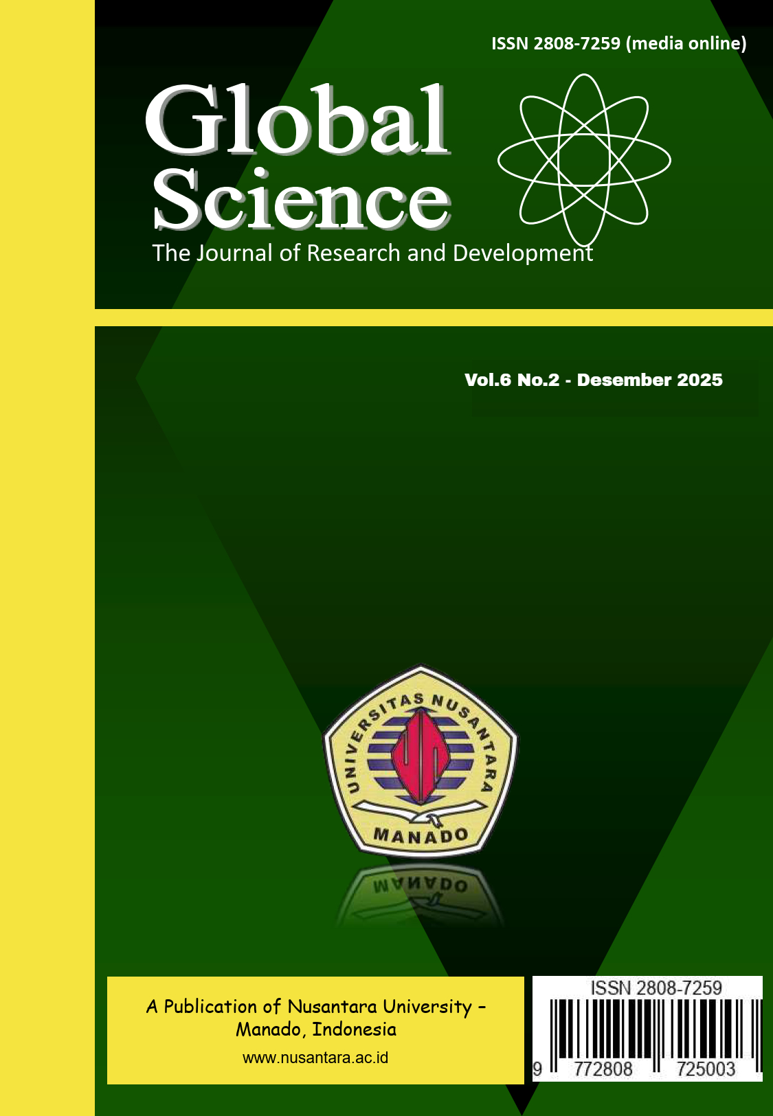 					View Vol. 6 No. 2 (2025): Desember 2025
				